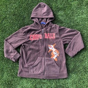 VINTAGE CHIP & DALE DISNEY ZIP UP JACKET
